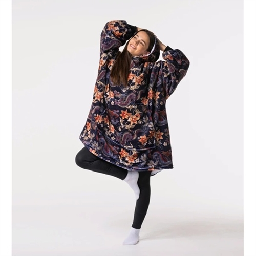 Huggie - Japanese Dragon - Giant Blanket Hoodie